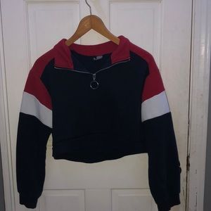Forever21 half zip sweatshirt